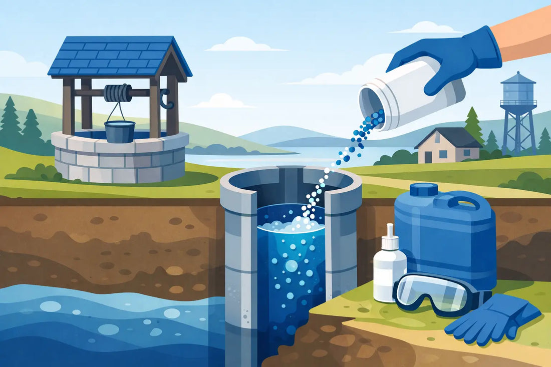 How to Disinfect Well Water With Shock Chlorination
