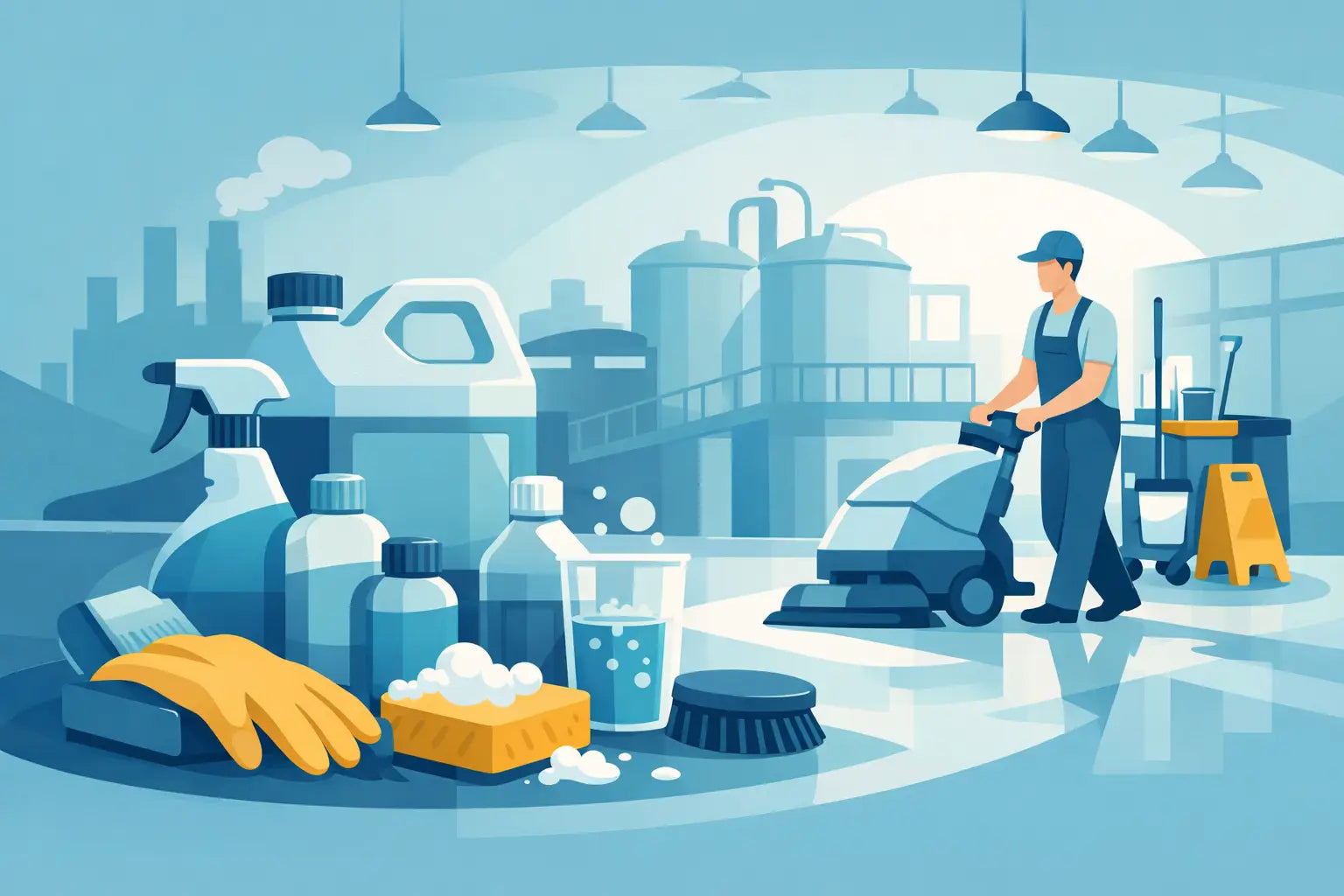 Industrial Cleaning Chemicals for Facility Maintenance