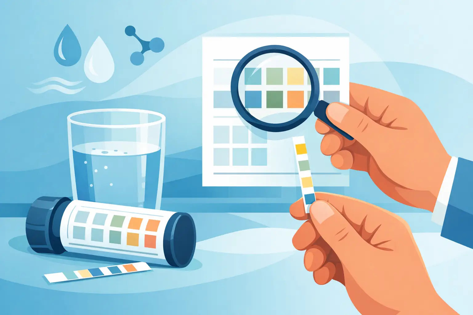 Reading Water Hardness Test Strips Correctly