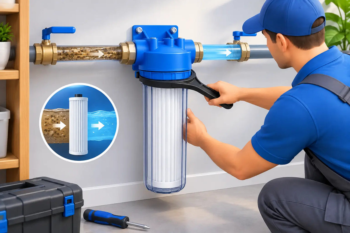 Sediment Filter Installation for Reliable Flow