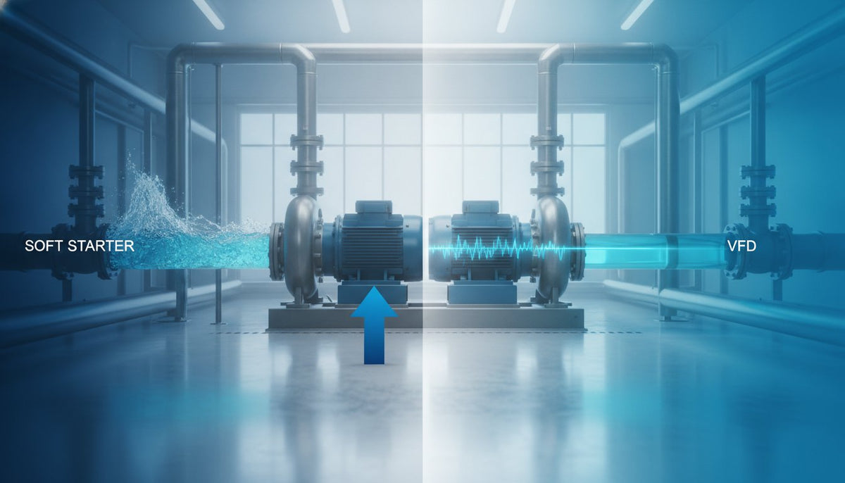 VFD vs. Soft Starter for Industrial Pumps: 2026 Guide