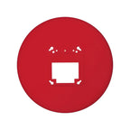 Kidde Red Ceiling Trim Plate for Reliable Fire Protection Safety in Homes and Businesses