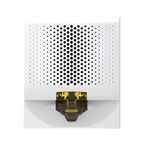 Kidde Speaker-Strobe White Amber Lens Fire Alarm for Safety