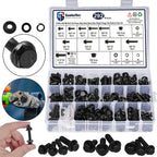 M6/M8/M10 Flange Bolt Kit (549PCS) | 8.8 Alloy Steel | Hex Bolts, Nuts & Washers