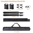 Yescom 10'x 8' 6" Adjustable Photography Background Support
