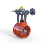 6" V Pattern RP W Grooved Butterfly Valve for Fire Safety