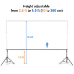 Yescom 10'x8.5' Sequin Shimmer Wall Backdrop (Tripod Stand Included)