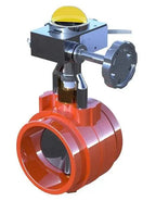 Normally Closed Grooved Butterfly Valve for Fire System