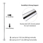 Yescom 12ft Spinning Static Dancing Pole Removable D45mm