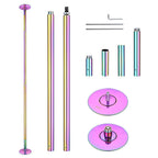 Yescom Colorful Spinning Pole Portable Dancing Pole Fitness D45mm