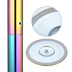 Yescom 10.8ft Colorful Portable Spinning Pole D45mm