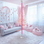 Yescom Silicone Portable Spinning Pole D45mm Ceilling Height Options