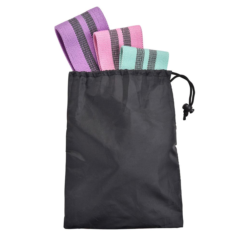 Yescom 3.15" Extra Wide Fabric Resistance Bands for Legs 3ct. (18-70lbs)