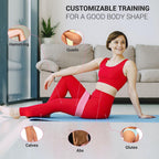 Yescom 3.15" Extra Wide Fabric Resistance Bands for Legs 3ct. (18-70lbs)