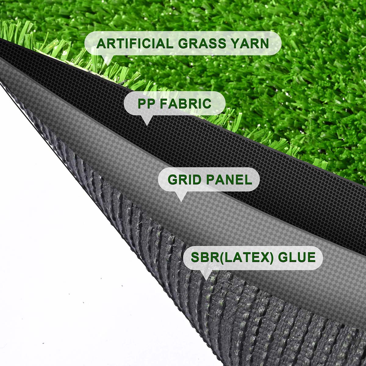 Yescom Agility Turf for Sled Push/ Pull Hybrid Training 3/8"H
