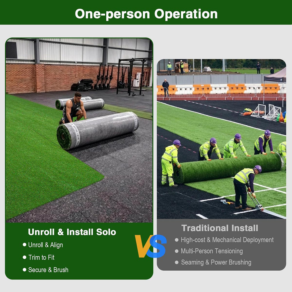 Yescom Agility Turf for Sled Push/ Pull Hybrid Training 3/8"H