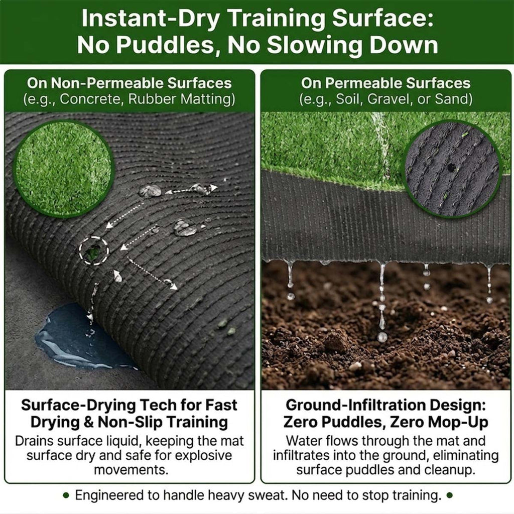 Yescom Agility Turf for Sled Push/ Pull Hybrid Training 3/8"H