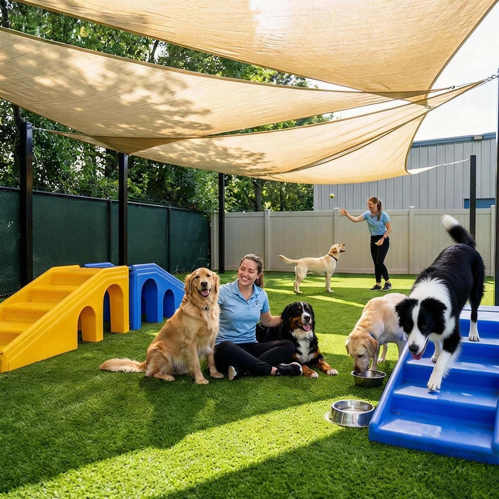 Yescom Outdoor Pet Turf Rolls for Dog Daycare Facility 13/16"H