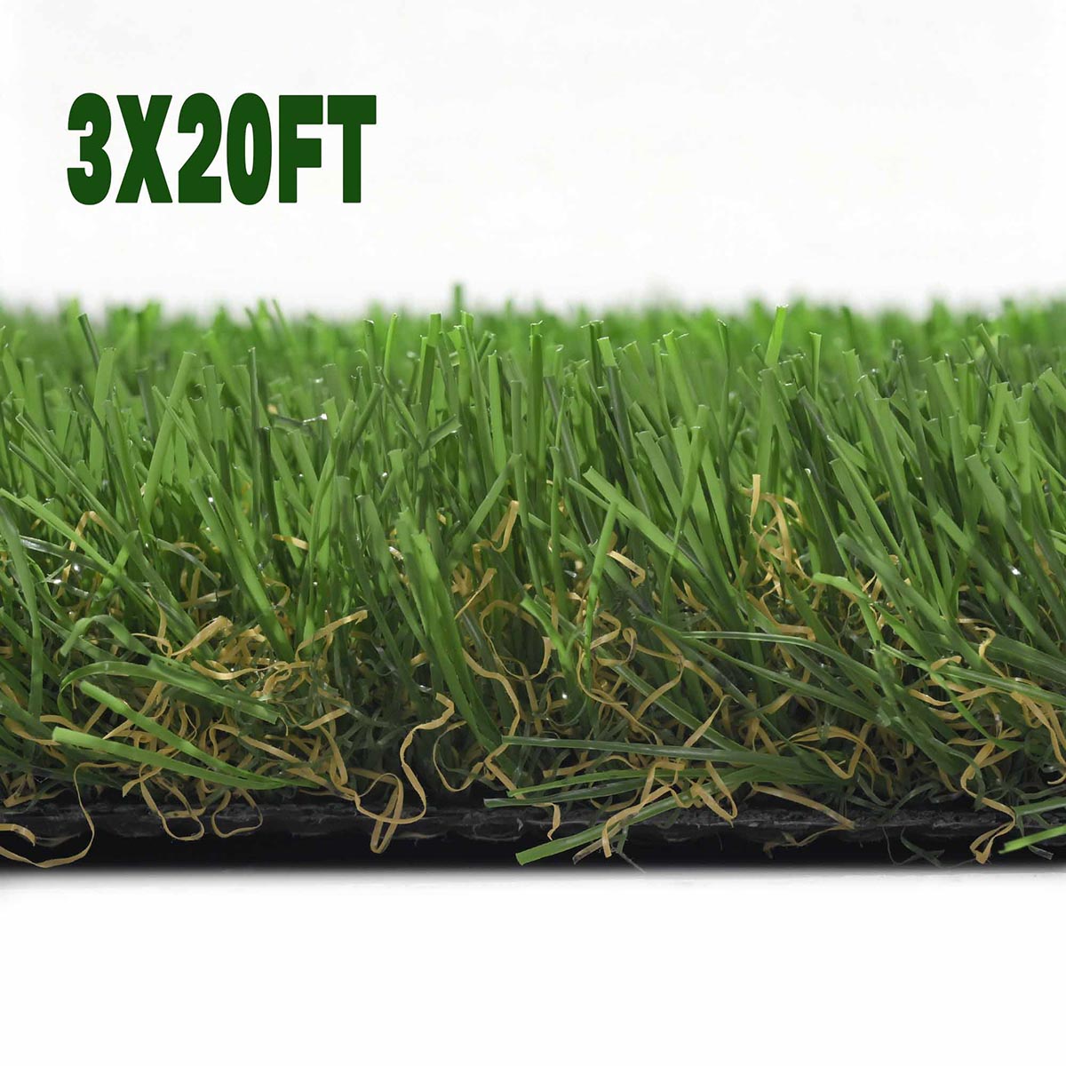 Yescom 4-Tone Autumn Blend Commercial Artificial Turf, 1 3/8"H