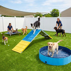 Yescom Outdoor Pet Turf Rolls for Dog Daycare Facility 1 3/8"H