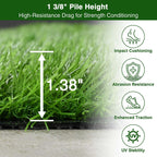 Yescom Agility Turf for Powerful Sled Push Hybrid Training 1 3/8"H