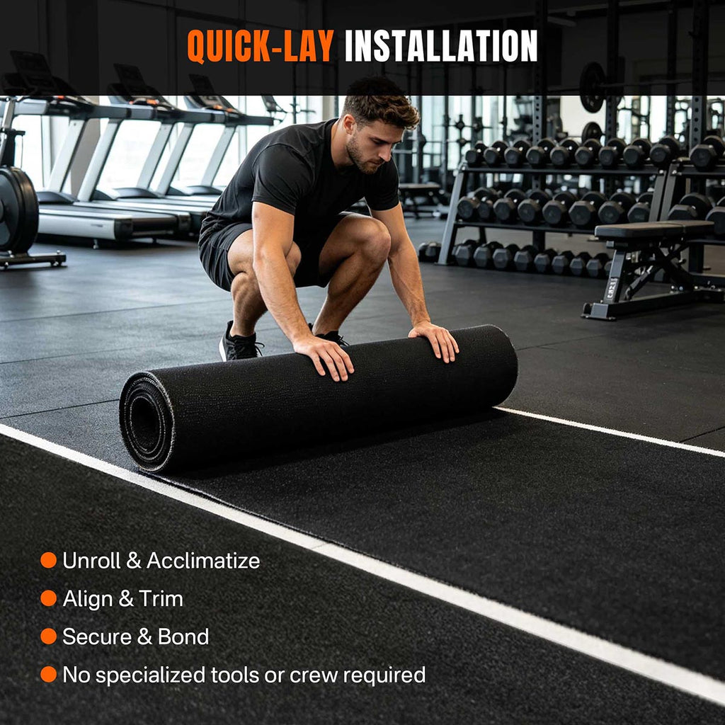 Yescom HybridLane Agility Turf for Sled, Speed Drills & Functional Fitness