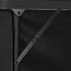 Yescom Folding Portable Bar Table with Storage Shelf