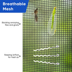 Yescom Magnetic Garage Screen Door for 2 Car Garage 16x7ft