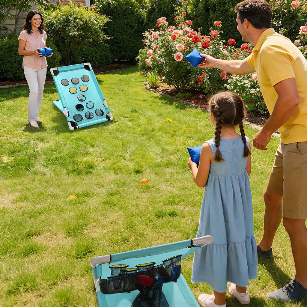 Yescom All Weather Cornhole Board Bag Toss Lawn Games