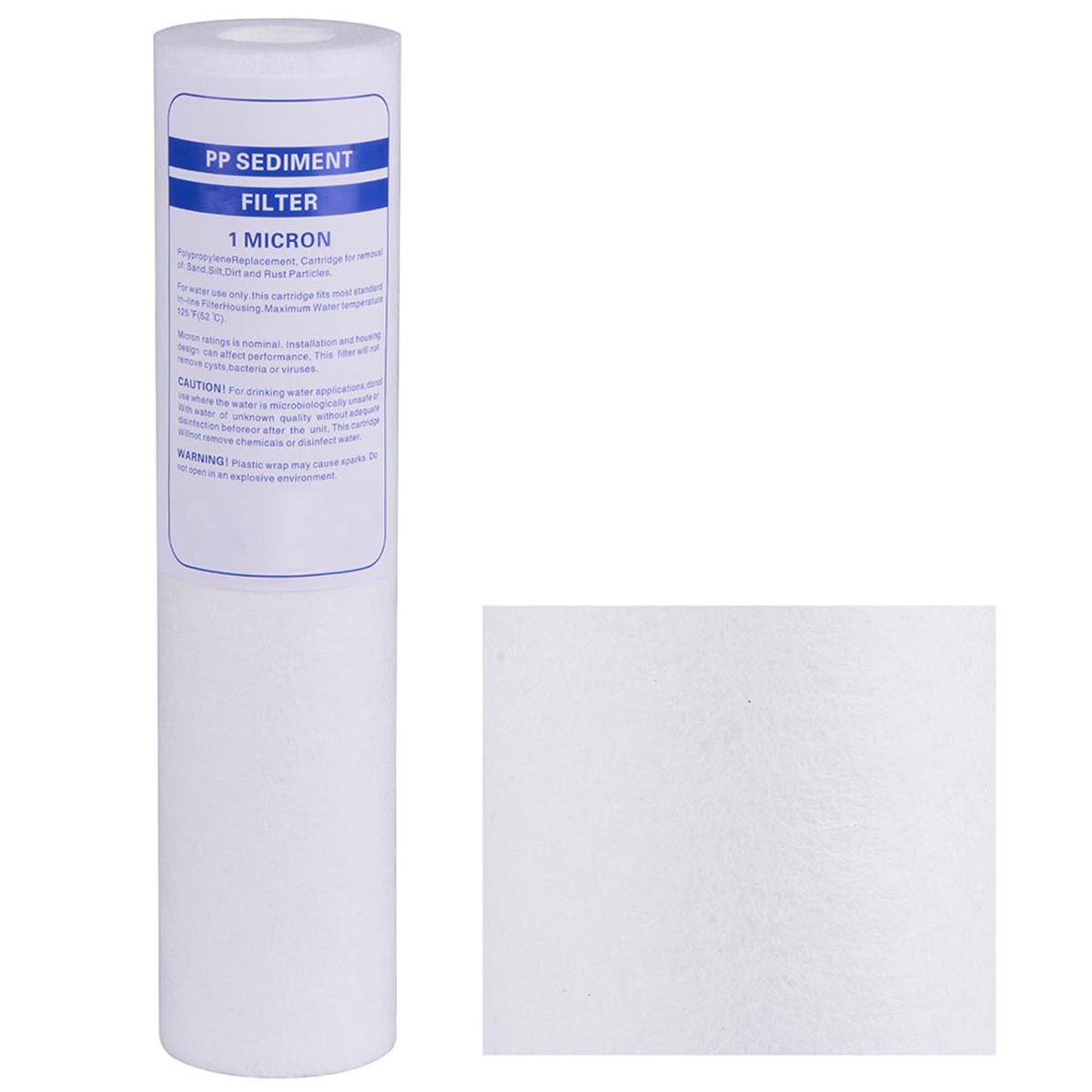 Yescom Water Filter Cartridge - PP Sediment Filter 1 Micron