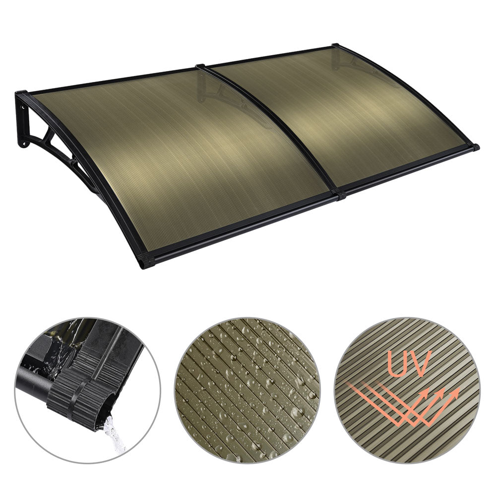 Yescom Door & Window Poly Awning Canopy 80"x40"