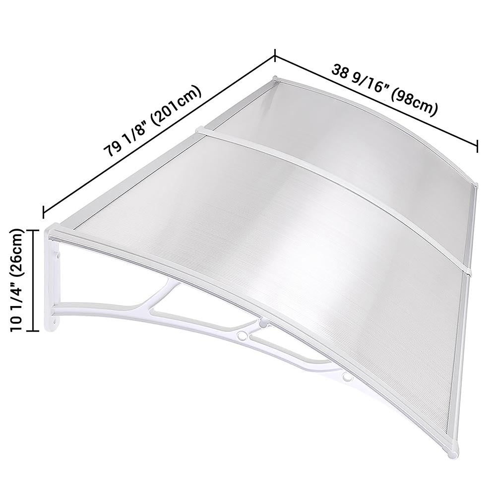Yescom Door & Window Poly Awning Canopy 120" x 40"