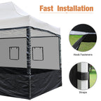 Yescom 10x15 Pop Up Canopy Netting Mesh Sidewalls Side Panel