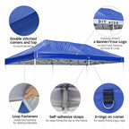 Yescom 10'x20' Ez Pop Up Tent Canopy Top Replacement (9.6'x19')