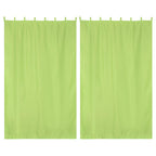 Yescom 2-Pcs Outdoor Tab Top Curtain Panel, 54Wx96L