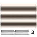 Yescom 8'x10' Universal Pergola Canopy Cover Fabric with Rods