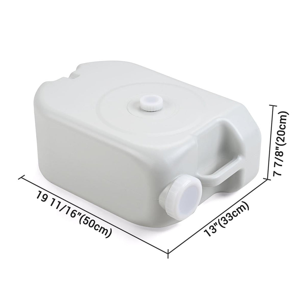 Yescom 6.3Gal Tote Waste Water Tank Travel Camping