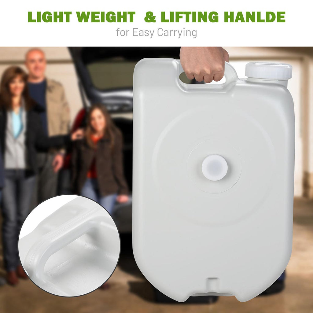 Yescom 6.3Gal Tote Waste Water Tank Travel Camping