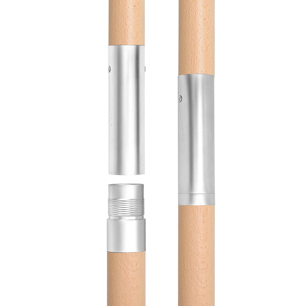 Yescom 13ft Patio Wood Market Umbrella with Deck Mount