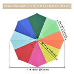 Yescom 10' Outdoor Market Umbrella Replacement Canopy
