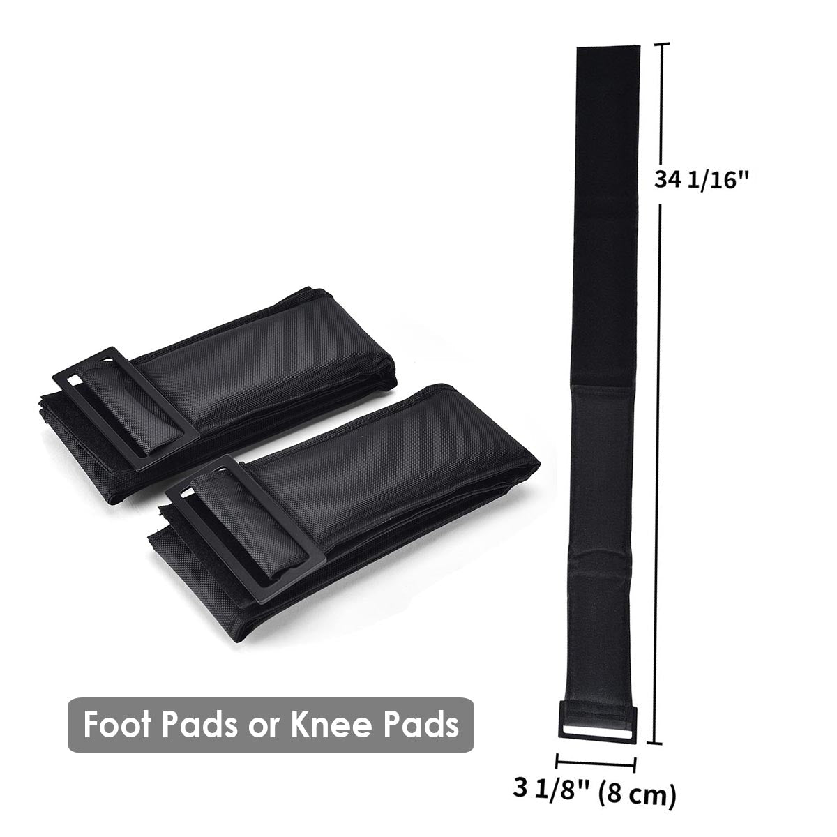 Yescom Drywall Stilts Comfort Straps Leg Bands 2ct/Pack