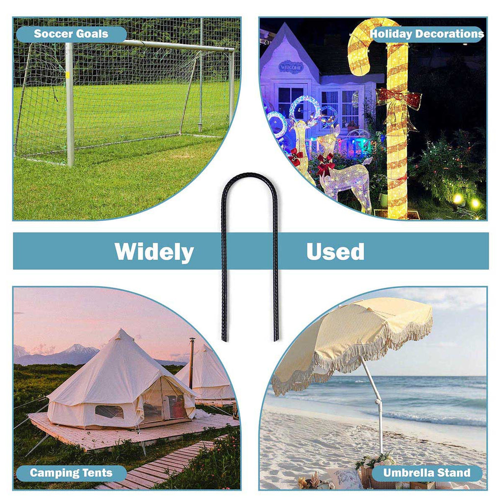 Yescom 11" Trampoline Stakes Dog Playpen Ground Stakes