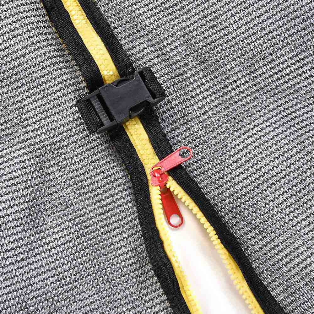 Yescom 15ft Trampoline Safety Net with 8 Poles