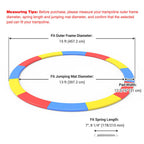 Yescom 15 Foot Trampoline Pad Safety Pad Rainbow Padding