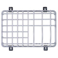 Audible and Strobe Guard, Steel, Flush Mount, 9 3/8 in W x 6 1/8 in H x 2 1/2 in D, White