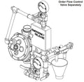 Tr 6" Conventional Flow Control Valve Viking Brass Fixture