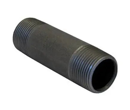 1-1/4 inch Black Steel Pipe Nipple for Fire Protection Systems, Seamless, Domestic