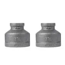 Viking 1-1/4" x 1" Black Iron End of Line Fitting