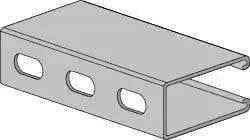1-5/8" X 3-1/4" Strut With Elongated Holes
