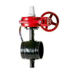 Grooved UL FM Certified Butterfly Valve With Switch Closed for Fire Protection Systems